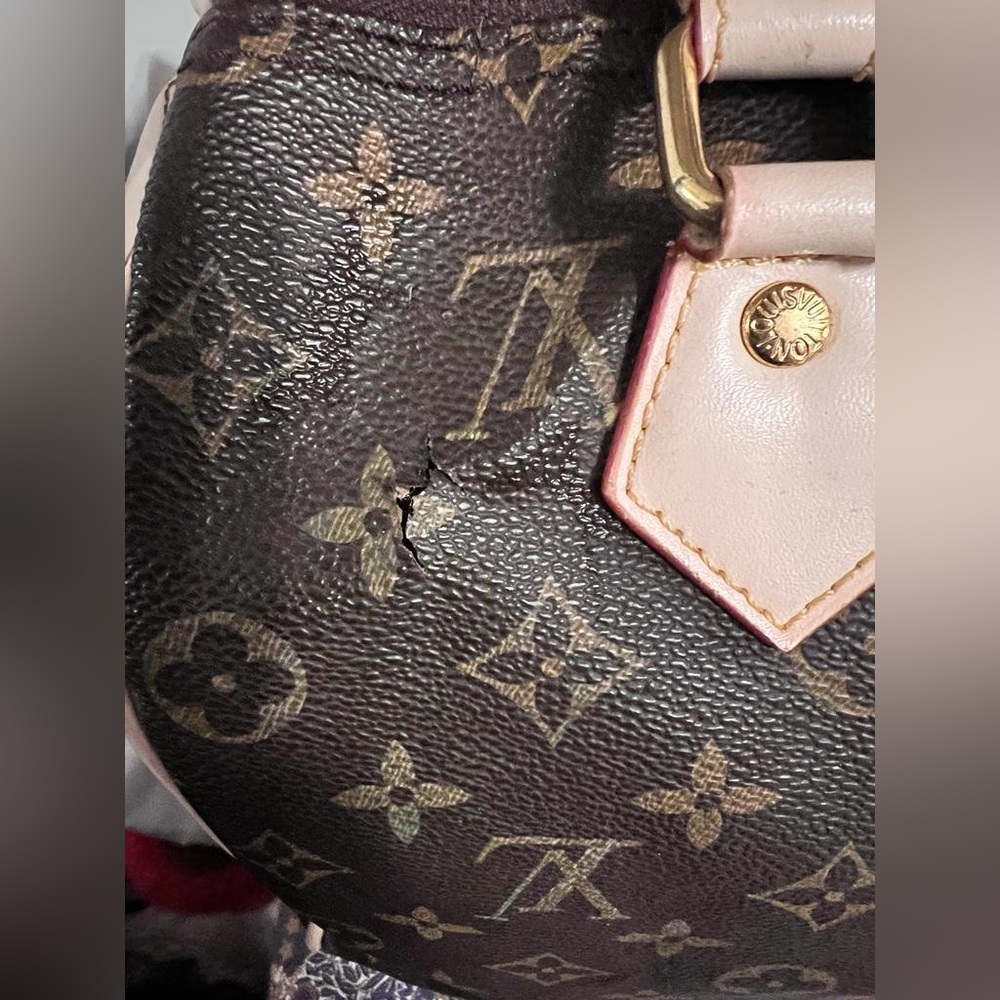 Designer Monogram Speedy Handbag in Brown - Picture 9 of 9